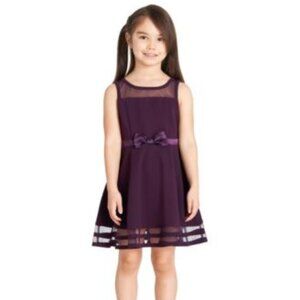 Calvin Klein Elegant Purple Kids Dress